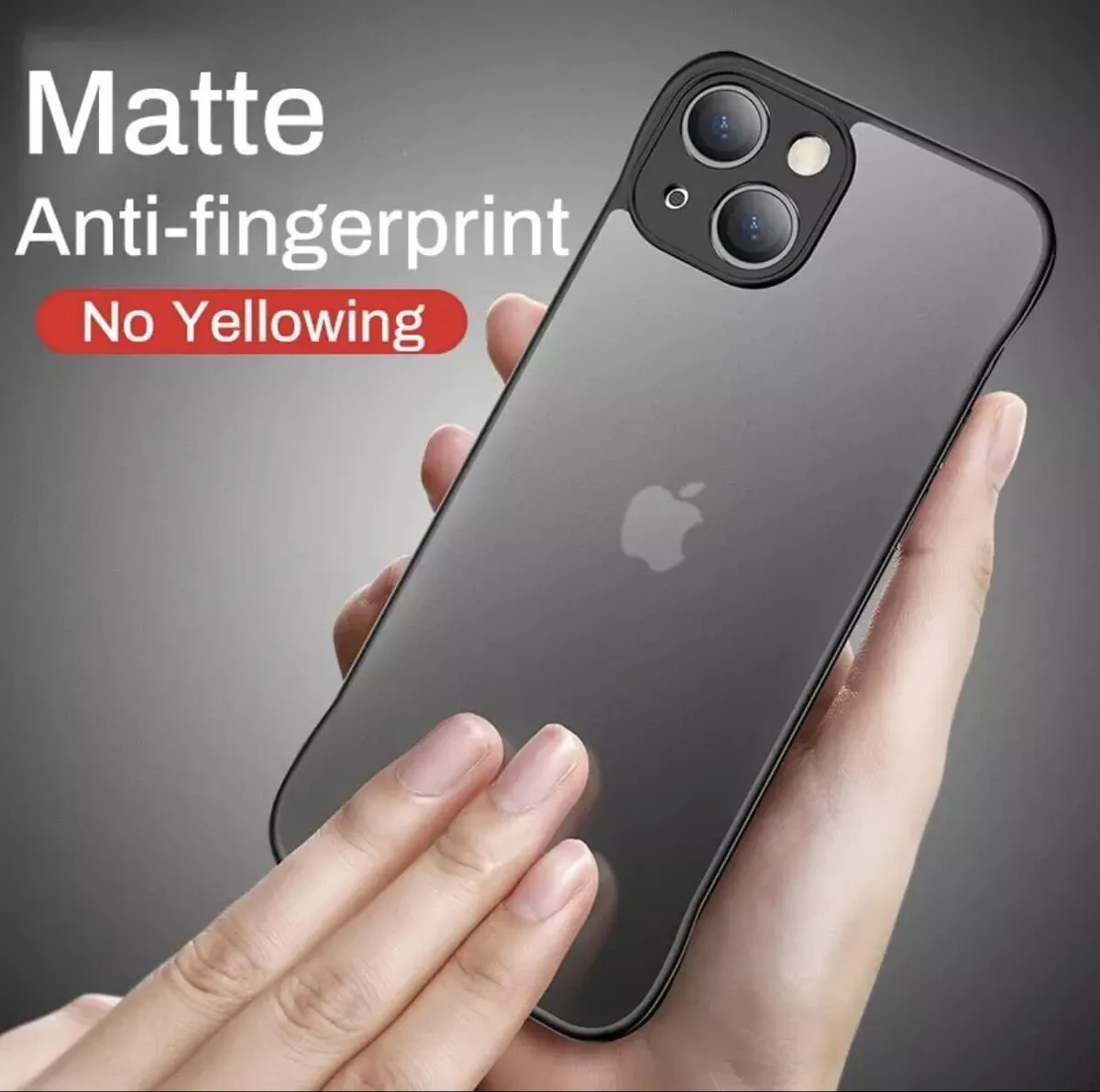 Micvir Back Cover for Apple iPhone 14 (Black, Plastic, Pack of: 1) — image 2 of 5