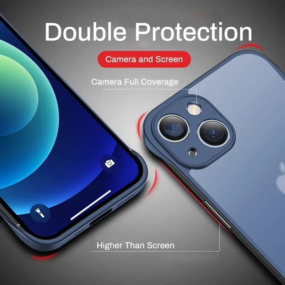 Micvir Back Cover for Apple iPhone 14 (Blue, Plastic, Pack of: 1) — image 3 of 5