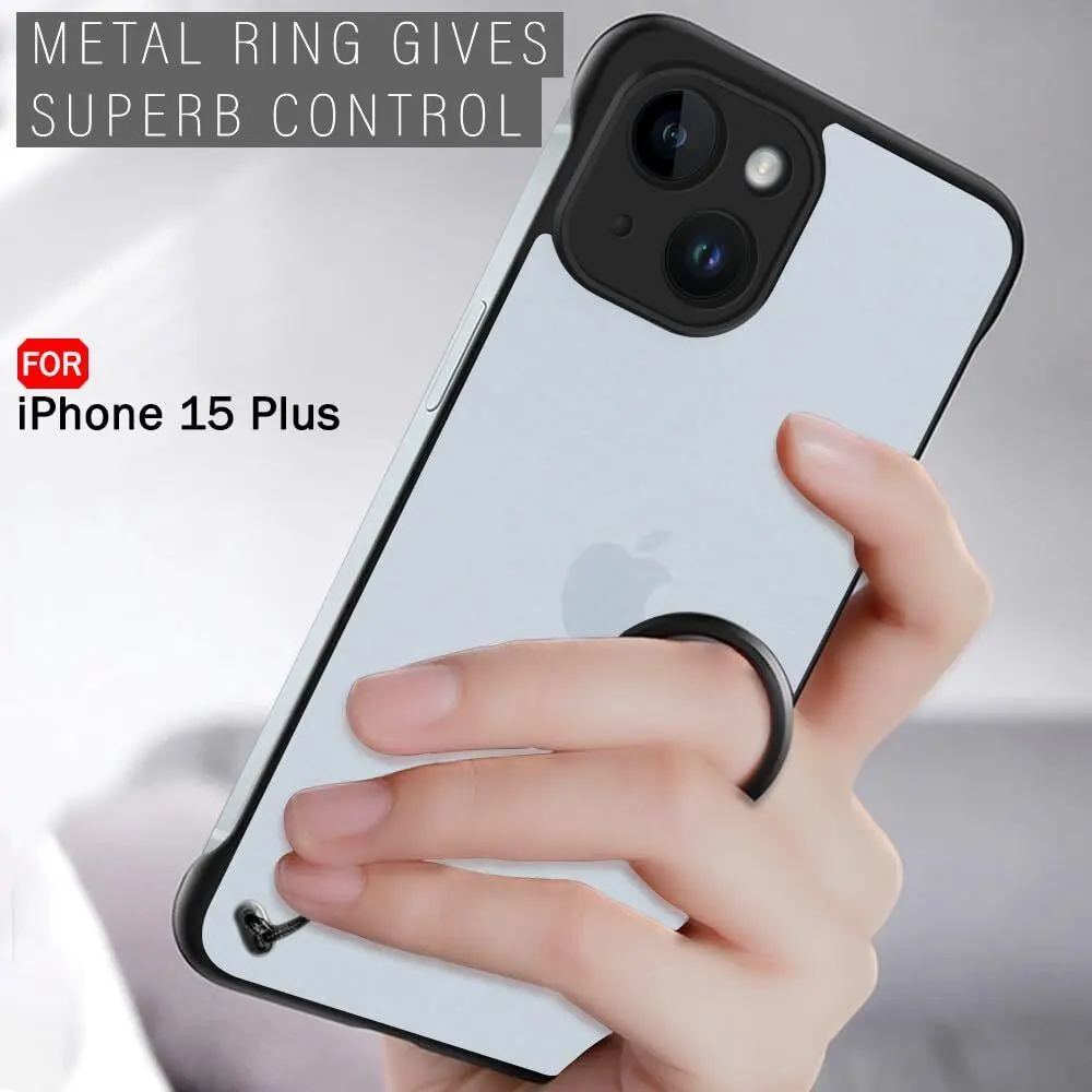 Micvir Back Cover for Apple iPhone 15 Plus (Black, Pack of: 1) — image 3 of 5
