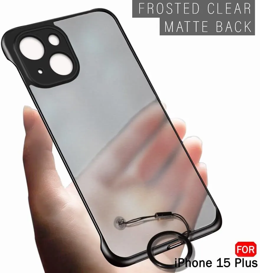 Micvir Back Cover for Apple iPhone 15 Plus (Black, Pack of: 1) — image 4 of 5