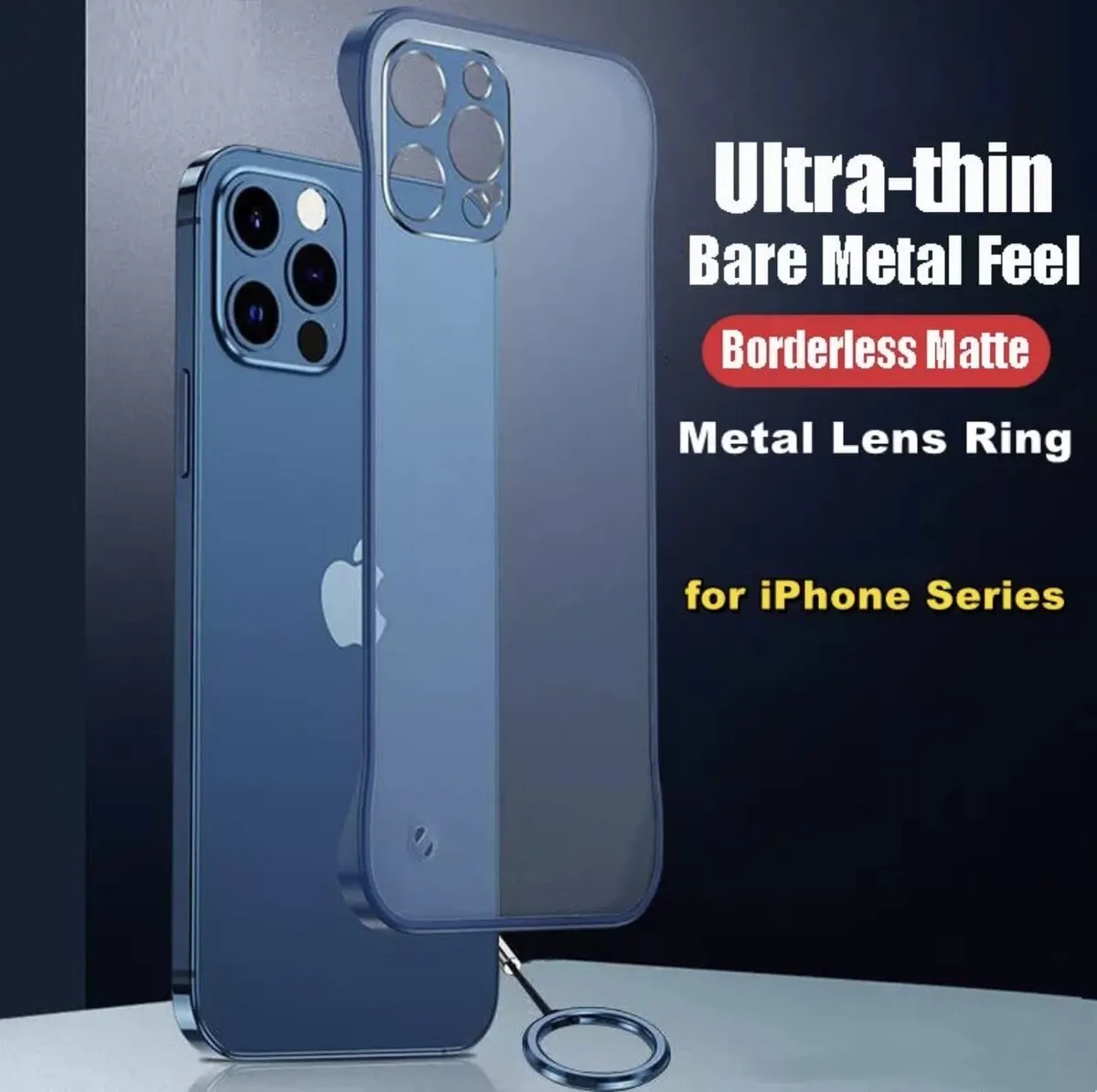 Micvir Back Cover for Apple iPhone 15 Pro Max (Blue, Plastic, Pack of: 1) — image 4 of 5