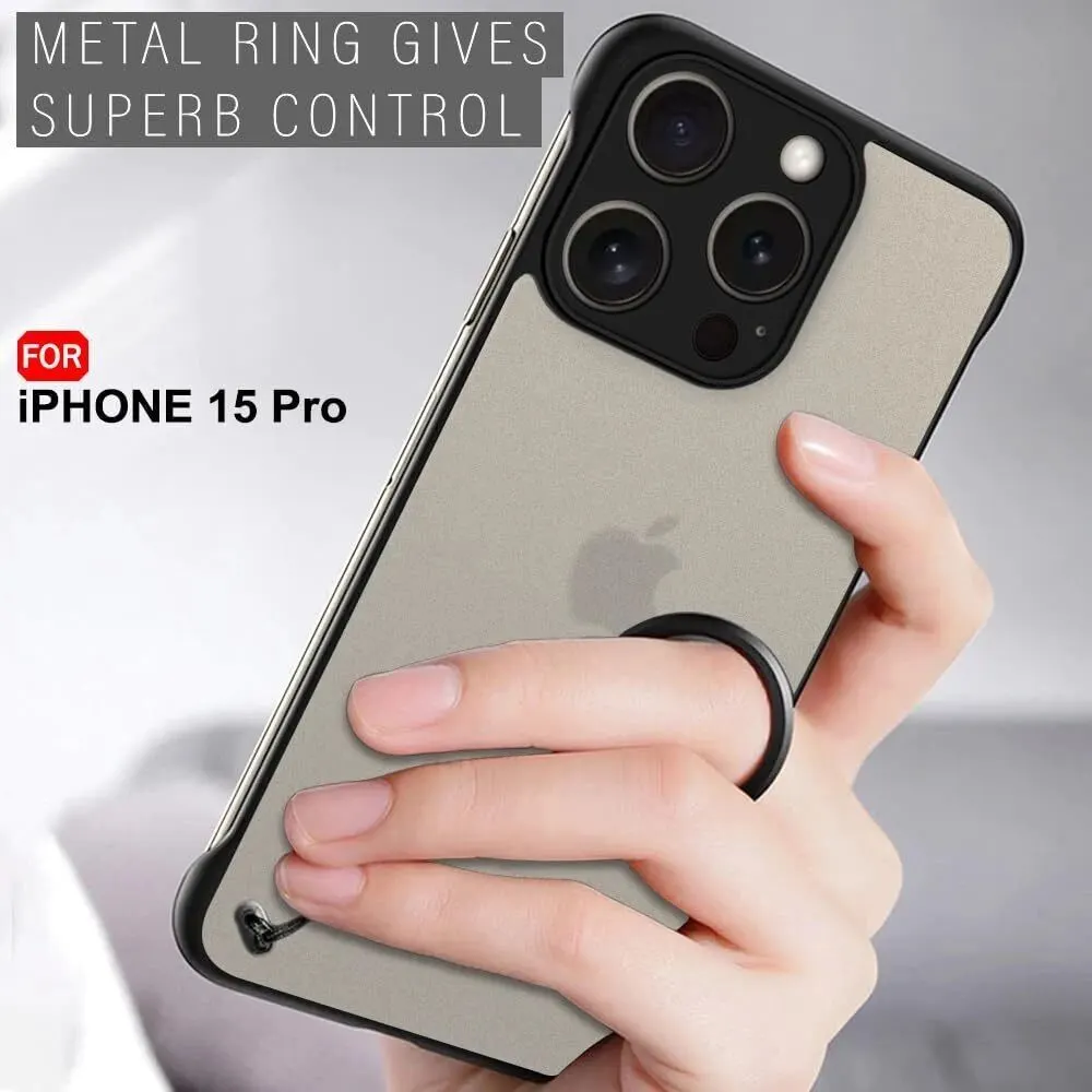 Micvir Back Cover for Apple iPhone 15 Pro (Black, Dual Protection, Pack of: 1) — image 3 of 5