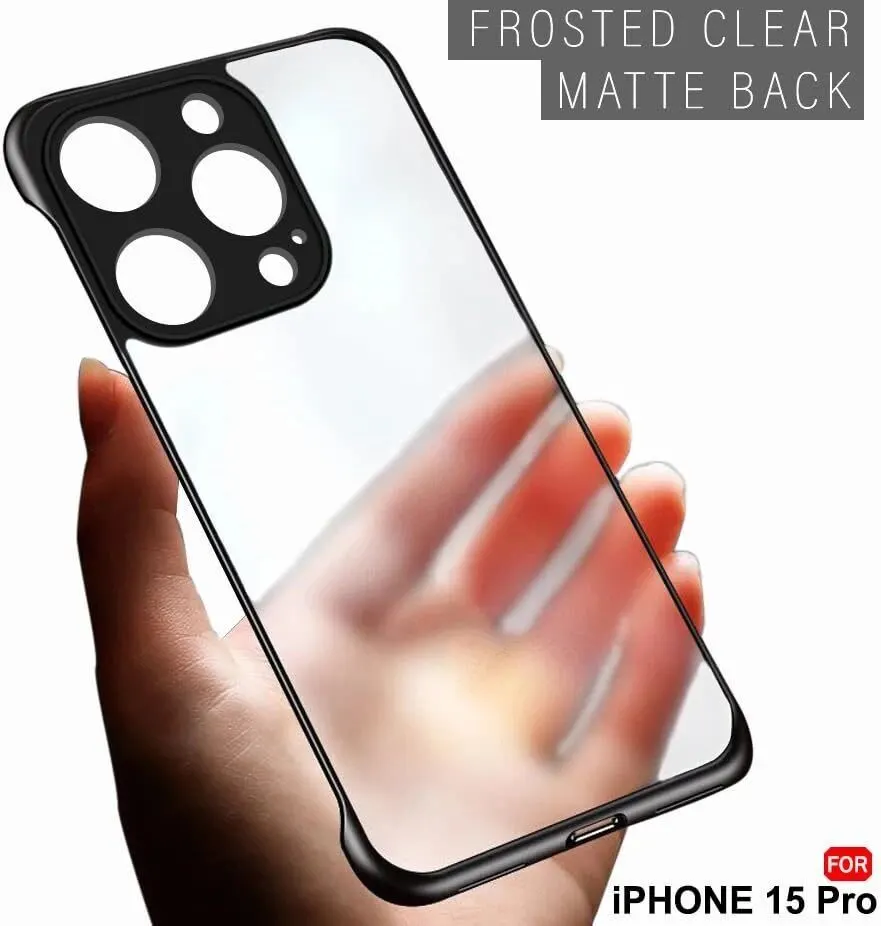 Micvir Back Cover for Apple iPhone 15 Pro (Black, Dual Protection, Pack of: 1) — image 4 of 5