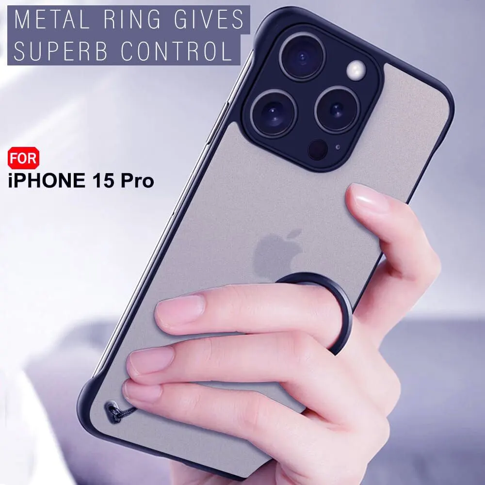 Micvir Back Cover for Apple iPhone 15 Pro (Blue, Dual Protection, Pack of: 1) — image 2 of 5