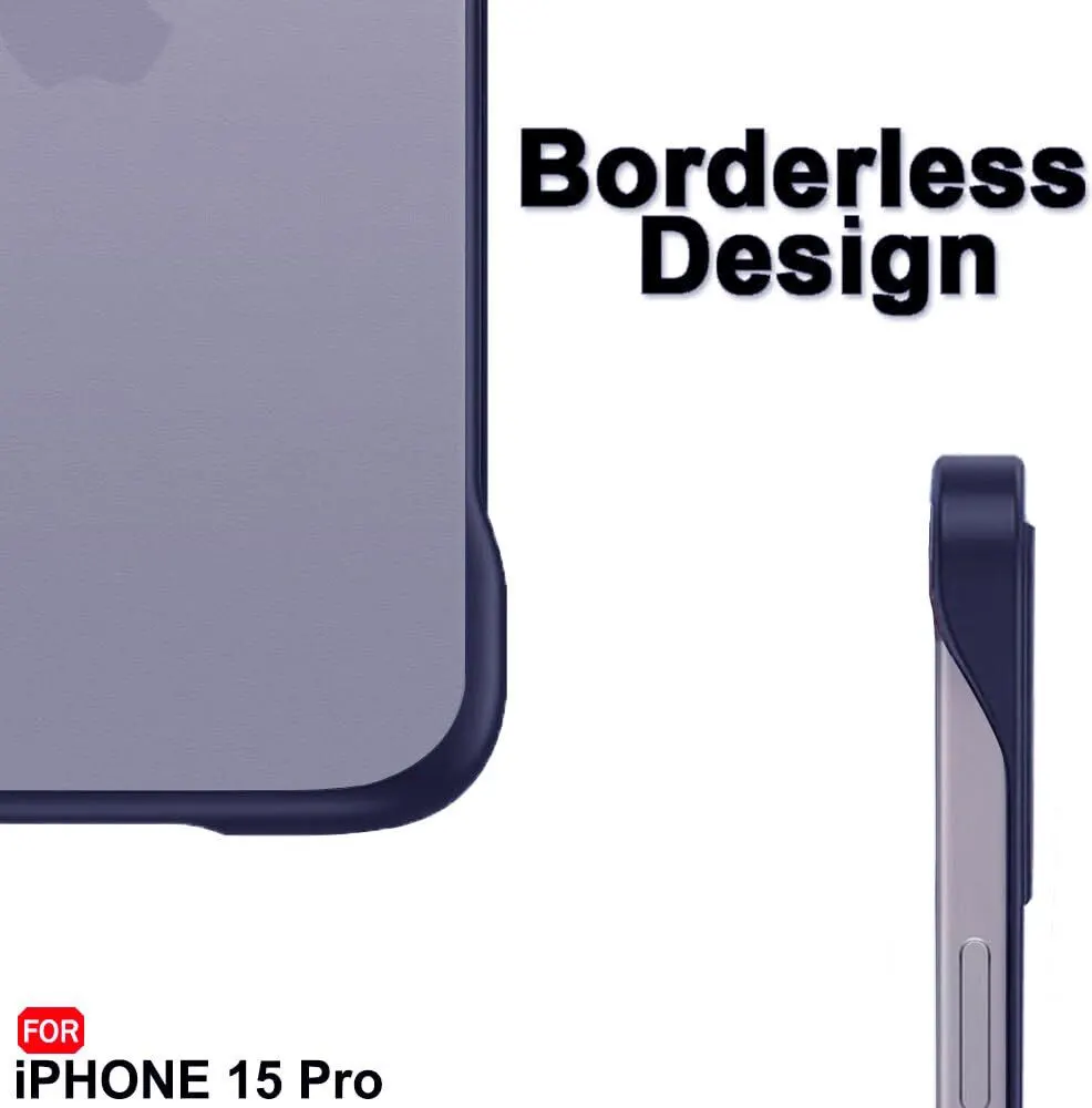 Micvir Back Cover for Apple iPhone 15 Pro (Blue, Dual Protection, Pack of: 1) — image 4 of 5