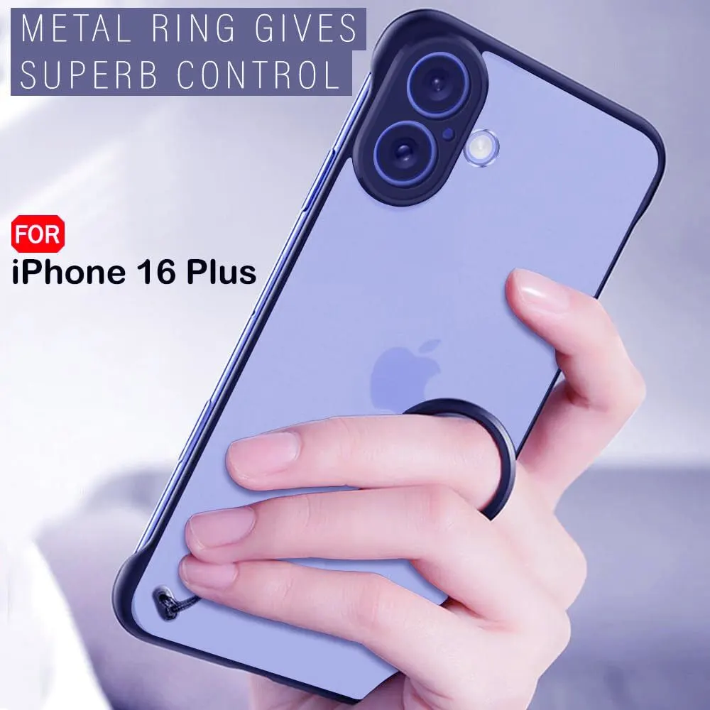 Micvir Back Cover for Apple iPhone 16 Plus (Blue, Pack of: 1) — image 3 of 5