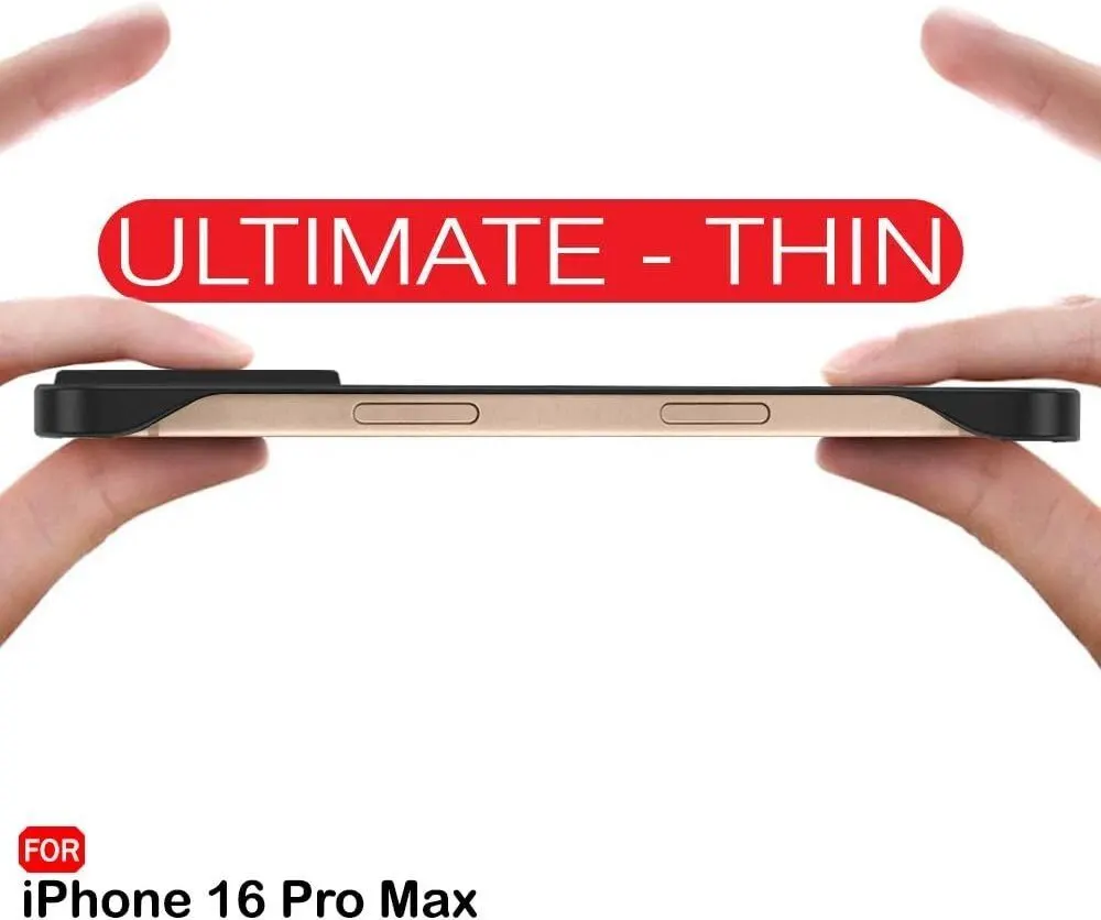 Micvir Back Cover for Apple iPhone 16 Pro Max (Black, Pack of: 1) — image 5 of 5