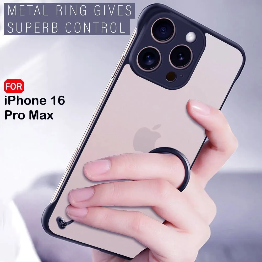 Micvir Back Cover for Apple iPhone 16 Pro Max (Blue, Pack of: 1) — image 2 of 5