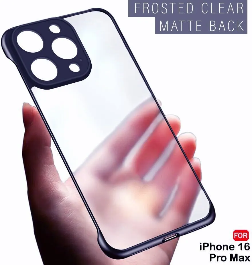 Micvir Back Cover for Apple iPhone 16 Pro Max (Blue, Pack of: 1) — image 4 of 5