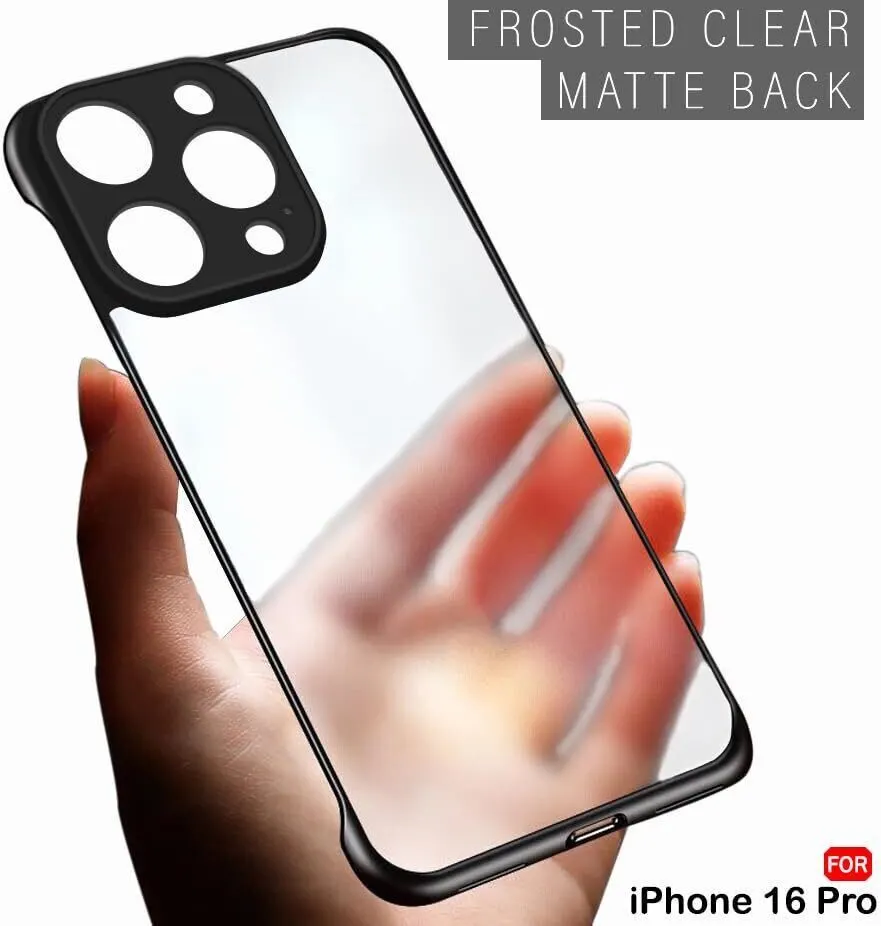 Micvir Back Cover for Apple iPhone 16 Pro (Black, Pack of: 1) — image 5 of 5
