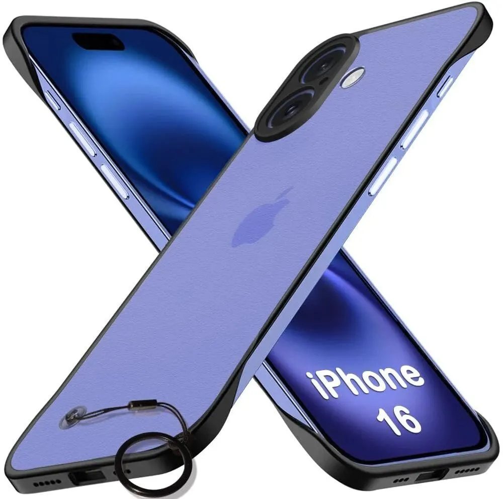 Micvir Back Cover for Apple iPhone 16 (Black, Pack of: 1)