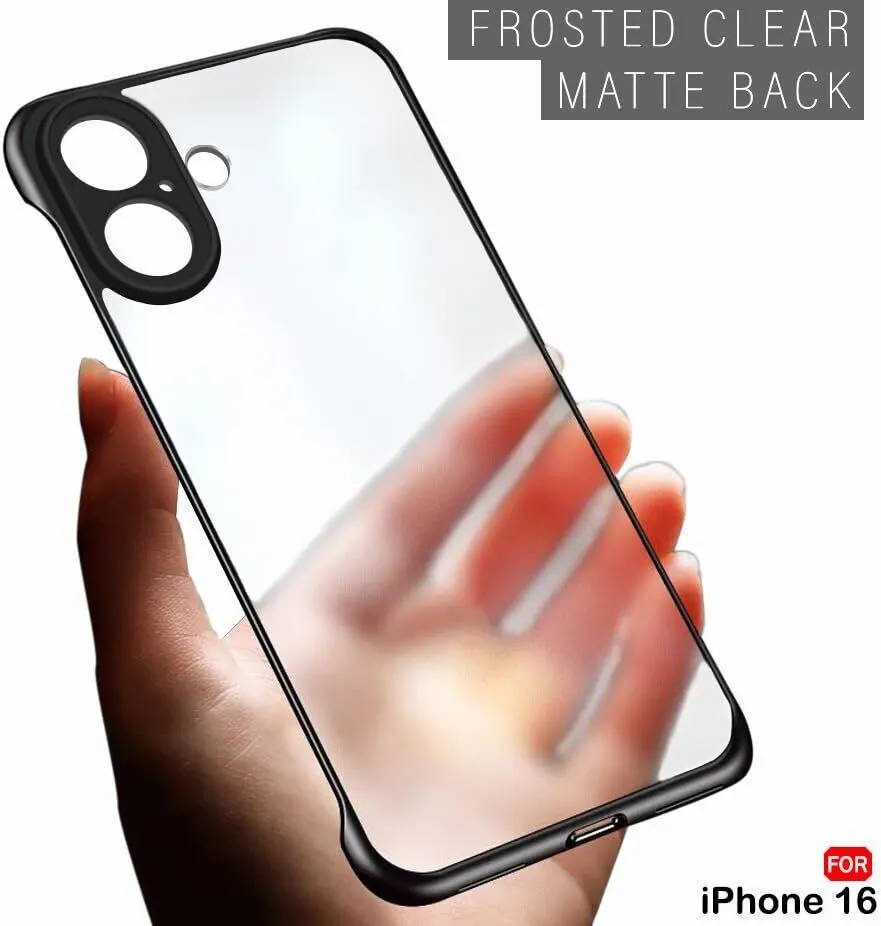 Micvir Back Cover for Apple iPhone 16 (Black, Pack of: 1) — image 5 of 5