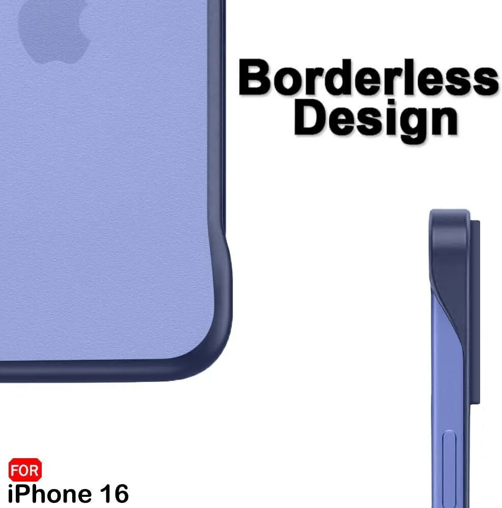 Micvir Back Cover for Apple iPhone 16 (Blue, Pack of: 1) — image 4 of 5
