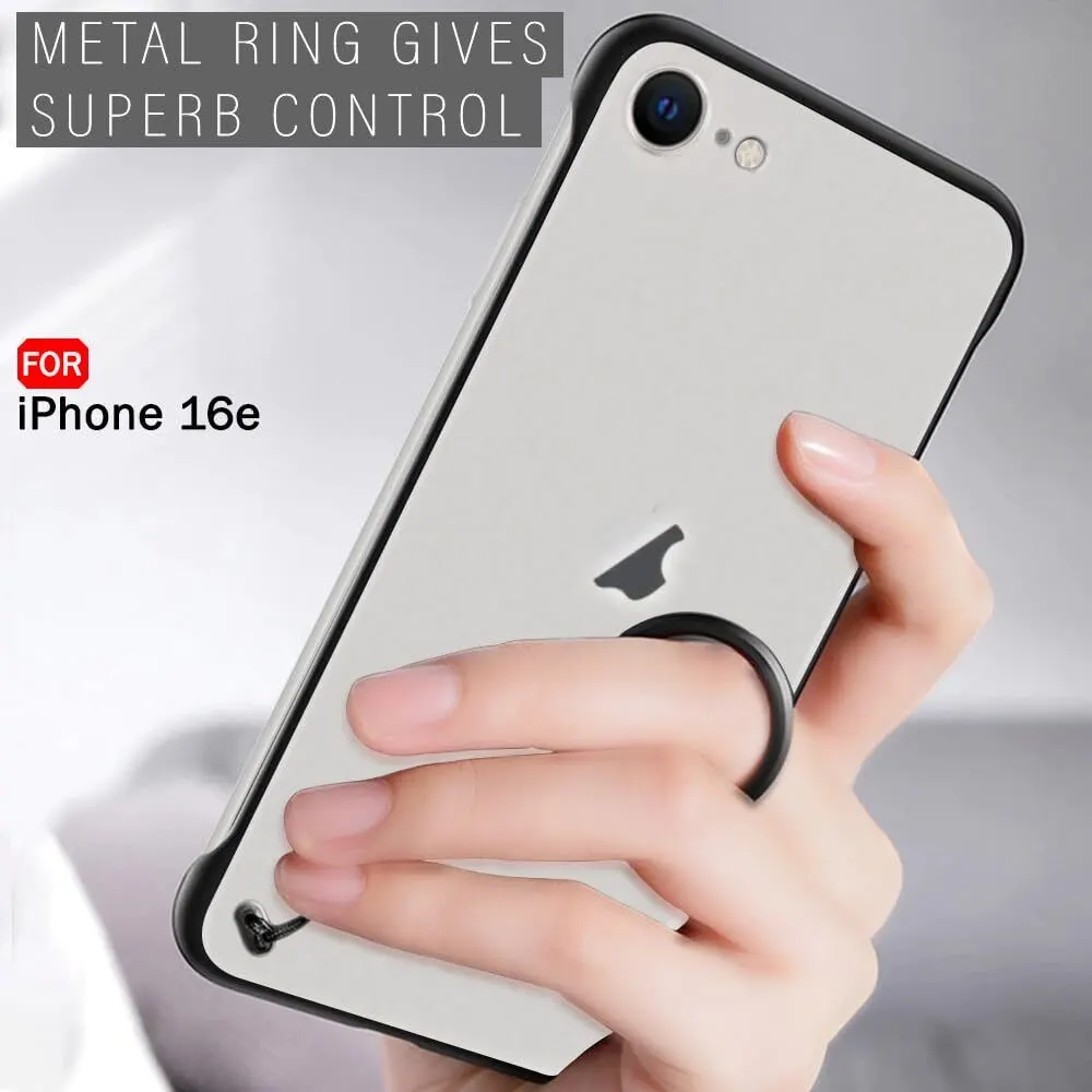 Micvir Back Cover for Apple iPhone 16e (Black, Pack of: 1) — image 3 of 5
