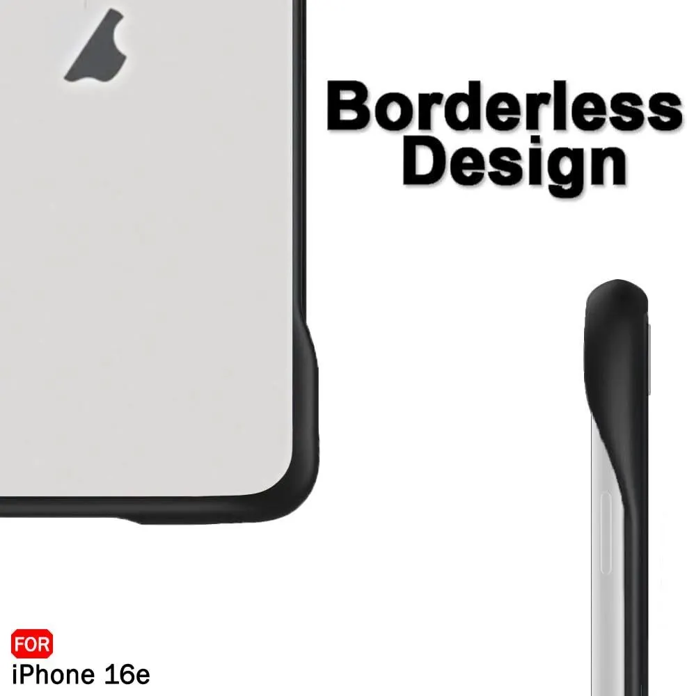 Micvir Back Cover for Apple iPhone 16e (Black, Pack of: 1) — image 4 of 5