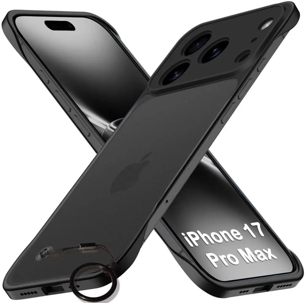 Xolia Back Cover for Apple iPhone 17 Pro Max (Black, Plastic, Pack of: 1)