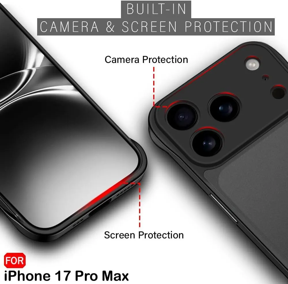 Xolia Back Cover for Apple iPhone 17 Pro Max (Black, Plastic, Pack of: 1) — image 3 of 5