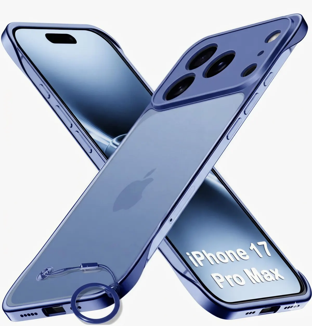 Xolia Back Cover for Apple iPhone 17 Pro Max (Blue, Plastic, Pack of: 1)