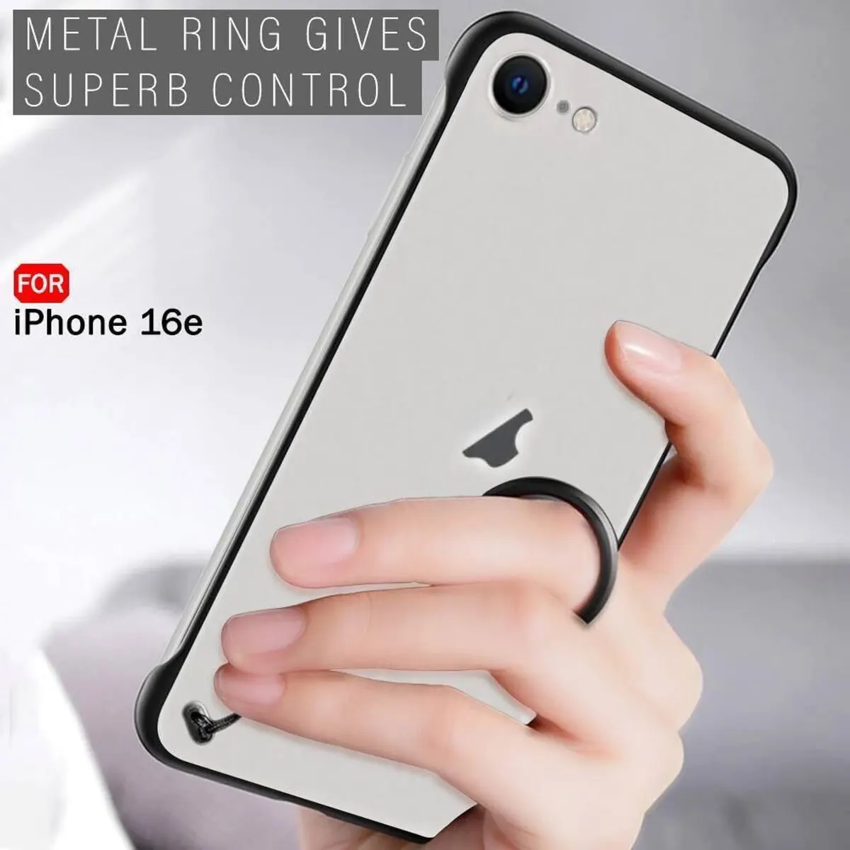 Xolia Back Cover for Apple iPhone 17e (Black, Plastic, Pack of: 1) — image 3 of 5