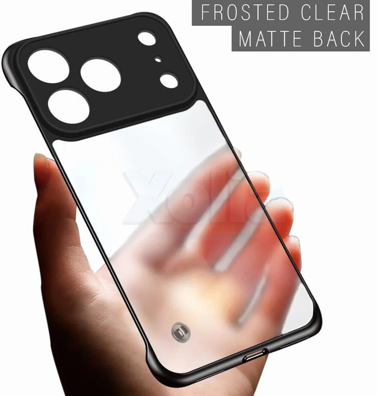 Xolia Back Cover for Apple iPhone 18 Pro (Black, Plastic, Pack of: 1) — image 5 of 5