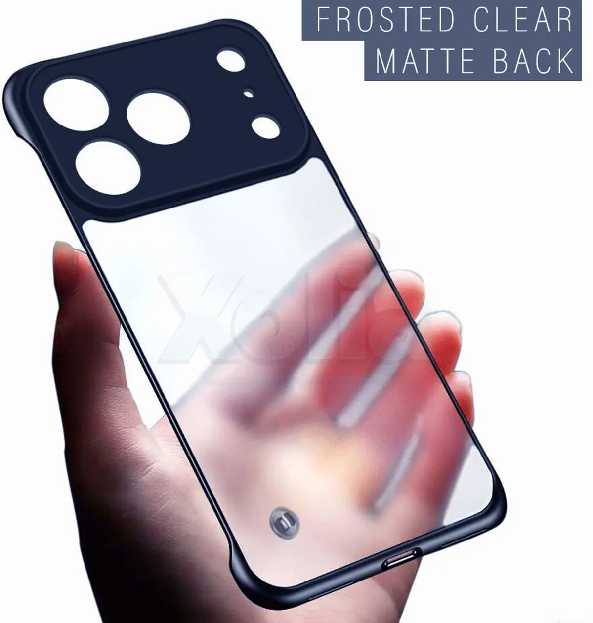 Xolia Back Cover for Apple iPhone 18 Pro (Blue, Plastic, Pack of: 1) — image 4 of 4