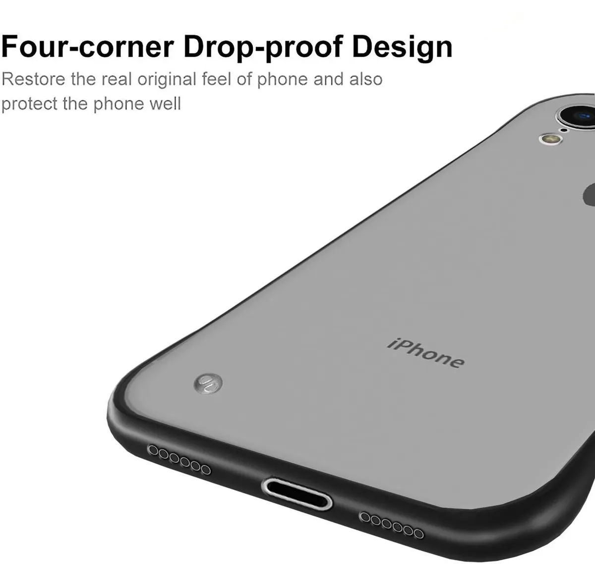 Micvir Back Cover for Apple iPhone XR (Black, Dual Protection, Pack of: 1) — image 5 of 5