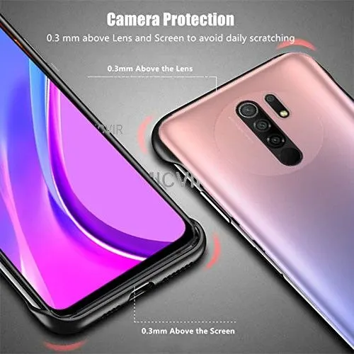 Micvir Back Cover for Poco M2, Mi Redmi 9 Prime (Black, Plastic, Pack of: 1) — image 4 of 5