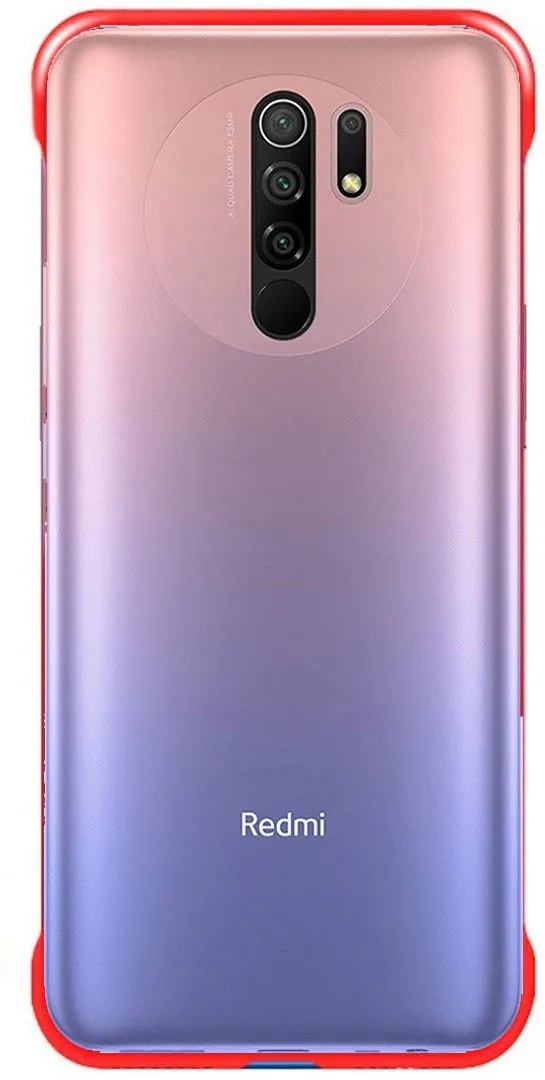 Micvir Back Cover for Poco M2, Mi Redmi 9 Prime (Red, Plastic, Pack of: 1) — image 2 of 5