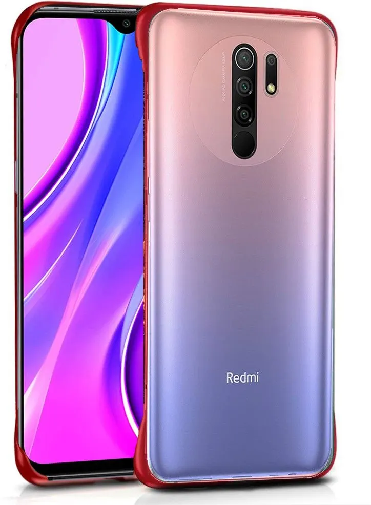Micvir Back Cover for Poco M2, Mi Redmi 9 Prime (Red, Plastic, Pack of: 1) — image 3 of 5