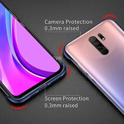 Micvir Back Cover for Poco M2, Mi Redmi 9 Prime (Red, Plastic, Pack of: 1) — image 4 of 5