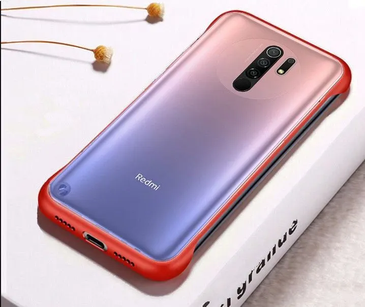 Micvir Back Cover for Poco M2, Mi Redmi 9 Prime (Red, Plastic, Pack of: 1) — image 5 of 5