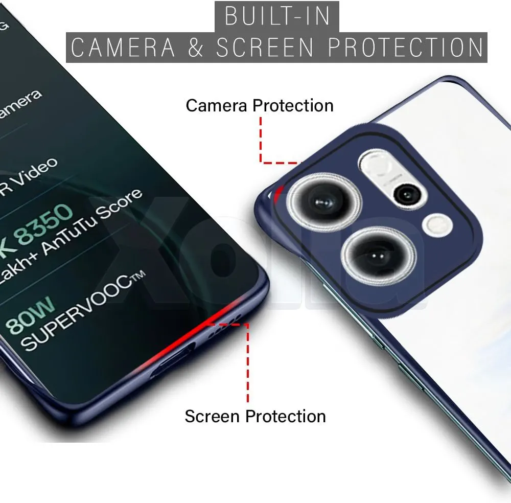 Xolia Back Cover for Oppo Reno 14 5G (Blue, Polycarbonate, Pack of: 1) — image 2 of 5
