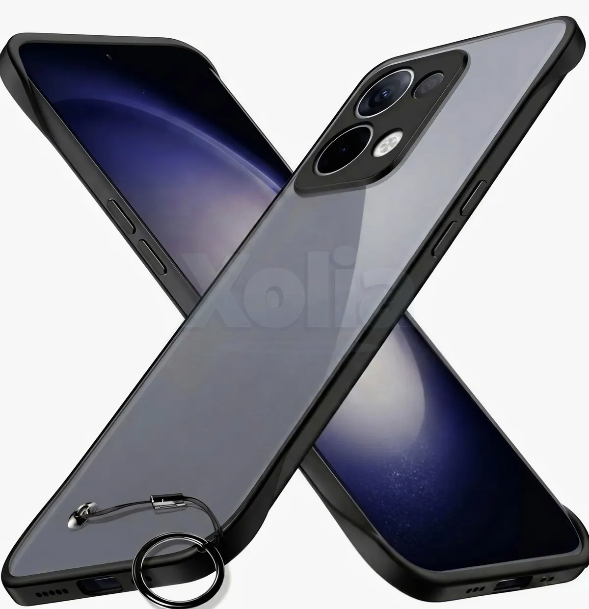 Xolia Back Cover for Oppo Reno 13 5G (Black, Plastic, Pack of: 1)