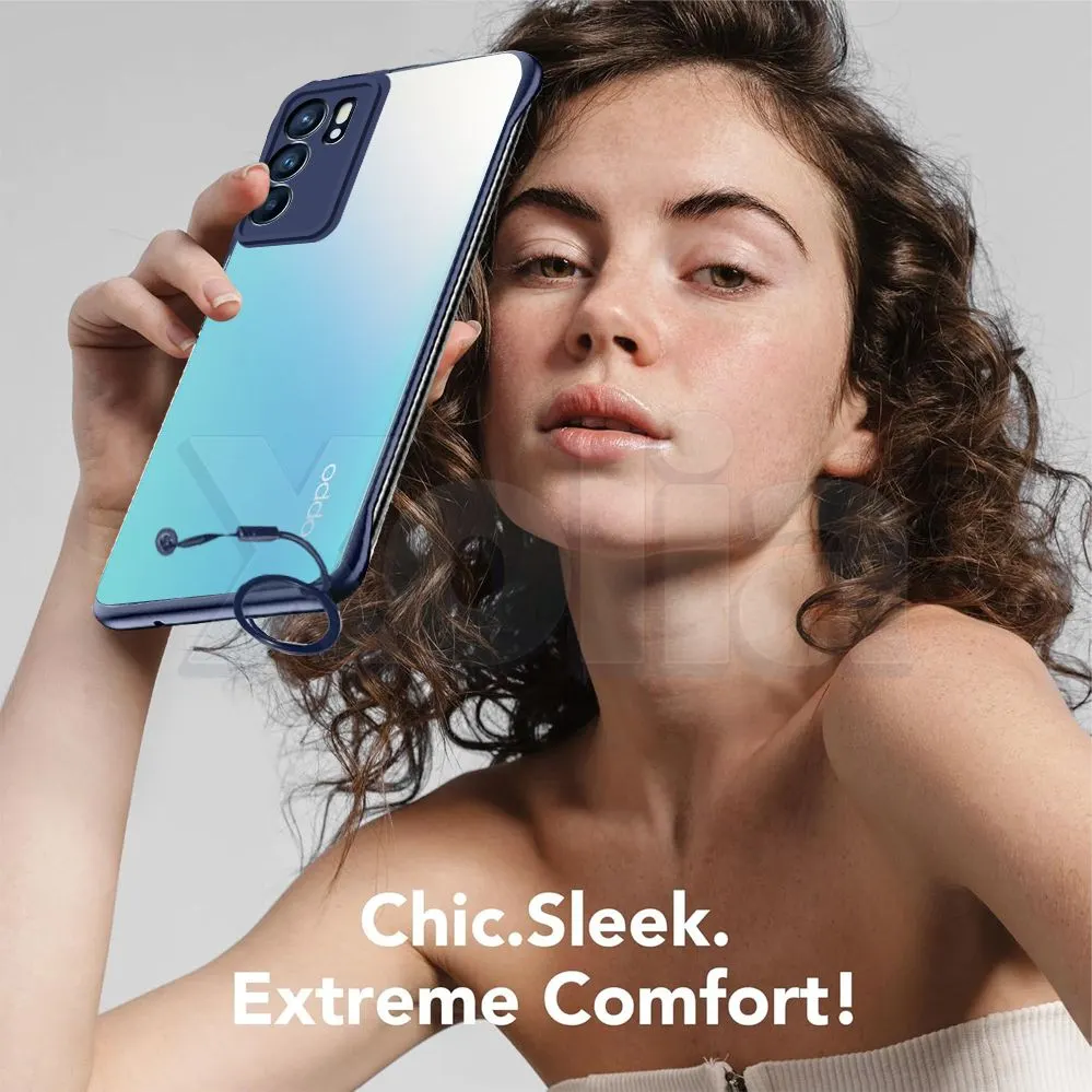 Xolia Back Cover for Oppo Reno 6 5G (Blue, Plastic, Pack of: 1) — image 4 of 5