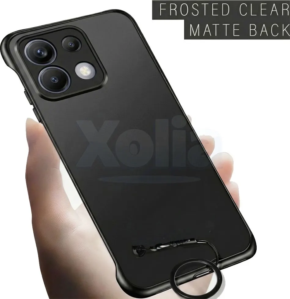 Xolia Back Cover for Poco X6 5G (Black, Plastic, Pack of: 1) — image 4 of 4