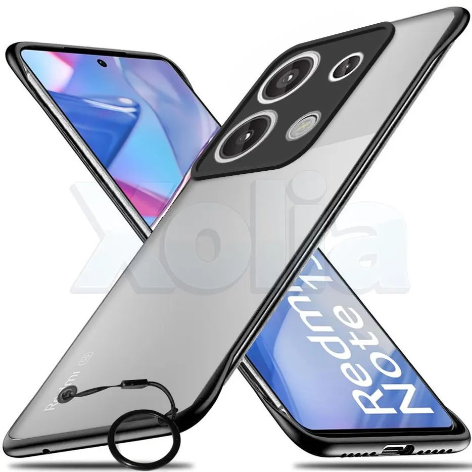 Xolia Back Cover for Redmi Note 13 5G (Black, Plastic, Pack of: 1)