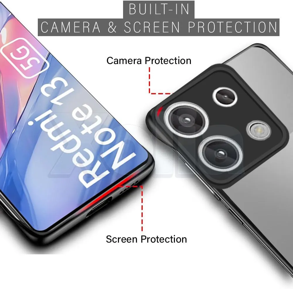 Xolia Back Cover for Redmi Note 13 5G (Black, Plastic, Pack of: 1) — image 2 of 5