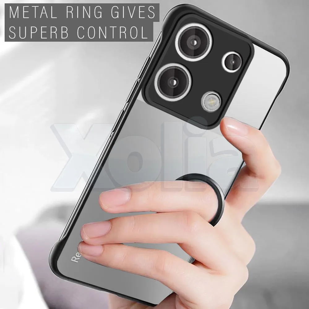 Xolia Back Cover for Redmi Note 13 5G (Black, Plastic, Pack of: 1) — image 3 of 5