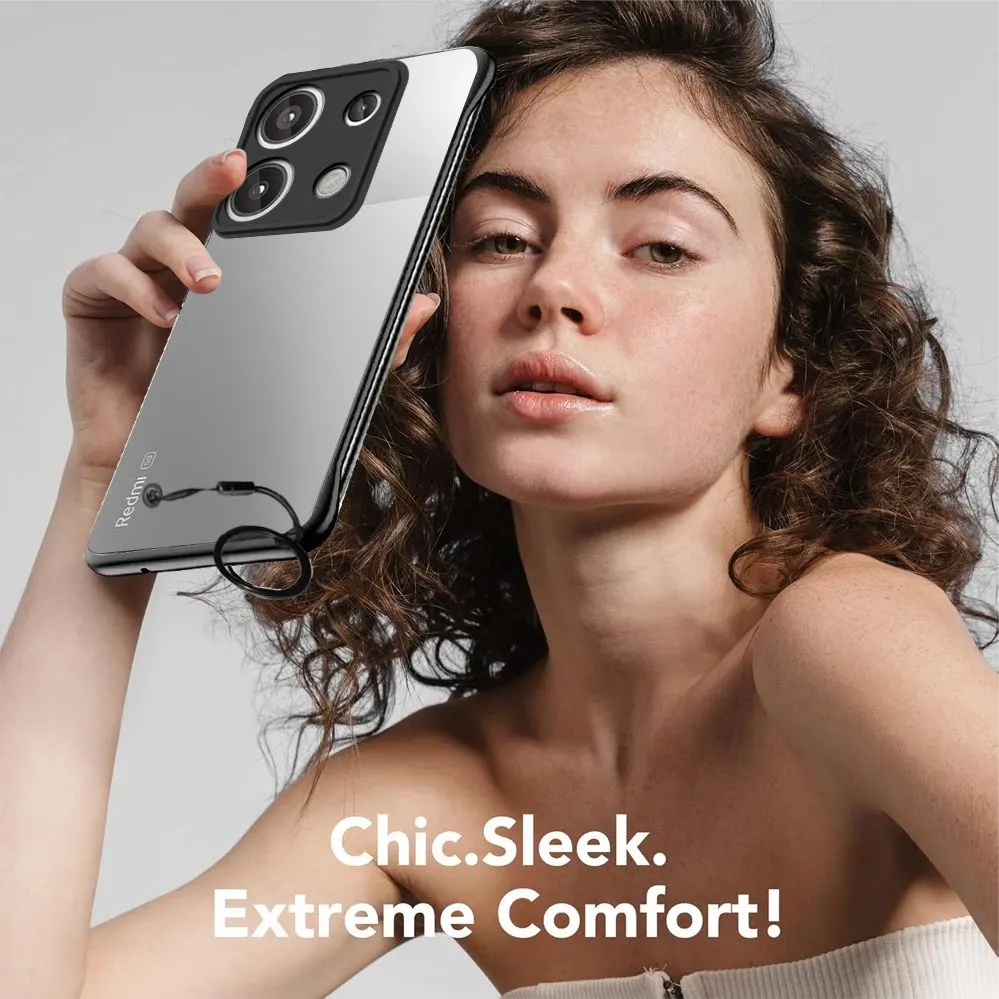 Xolia Back Cover for Redmi Note 13 5G (Black, Plastic, Pack of: 1) — image 4 of 5