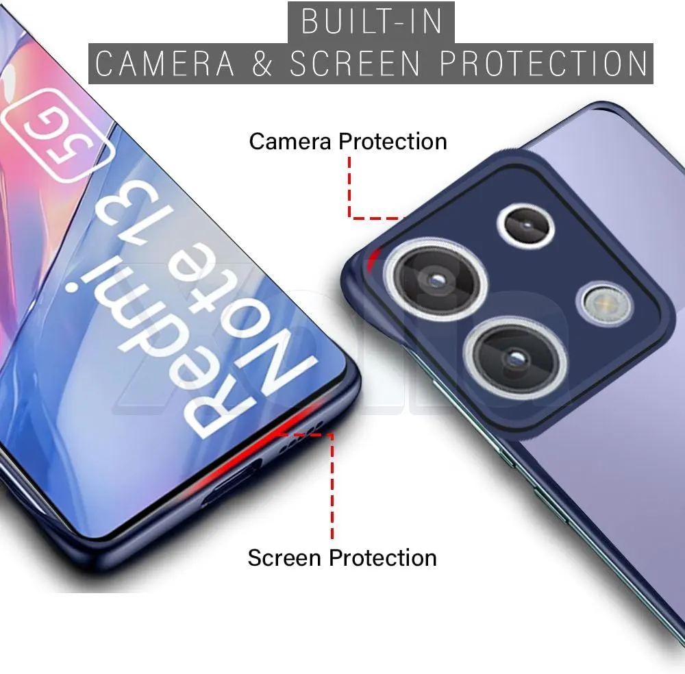 Xolia Back Cover for Redmi Note 13 5G (Blue, Plastic, Pack of: 1) — image 2 of 5