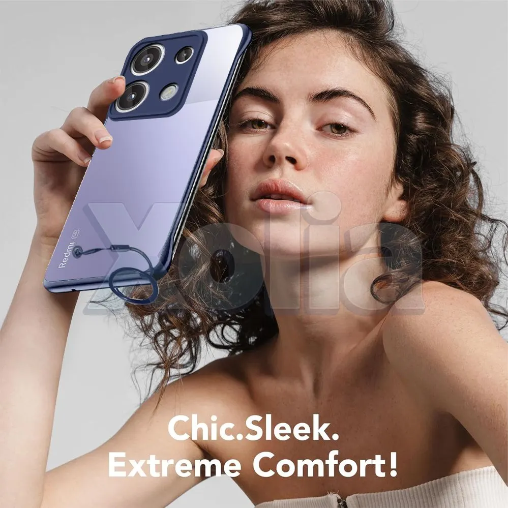 Xolia Back Cover for Redmi Note 13 5G (Blue, Plastic, Pack of: 1) — image 4 of 5