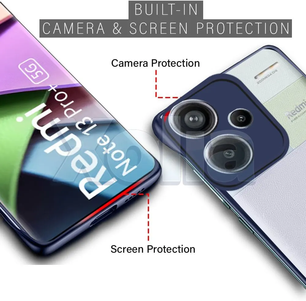 Xolia Back Cover for Redmi Note 13 Pro Plus 5G (Blue, Polycarbonate, Pack of: 1) — image 2 of 5