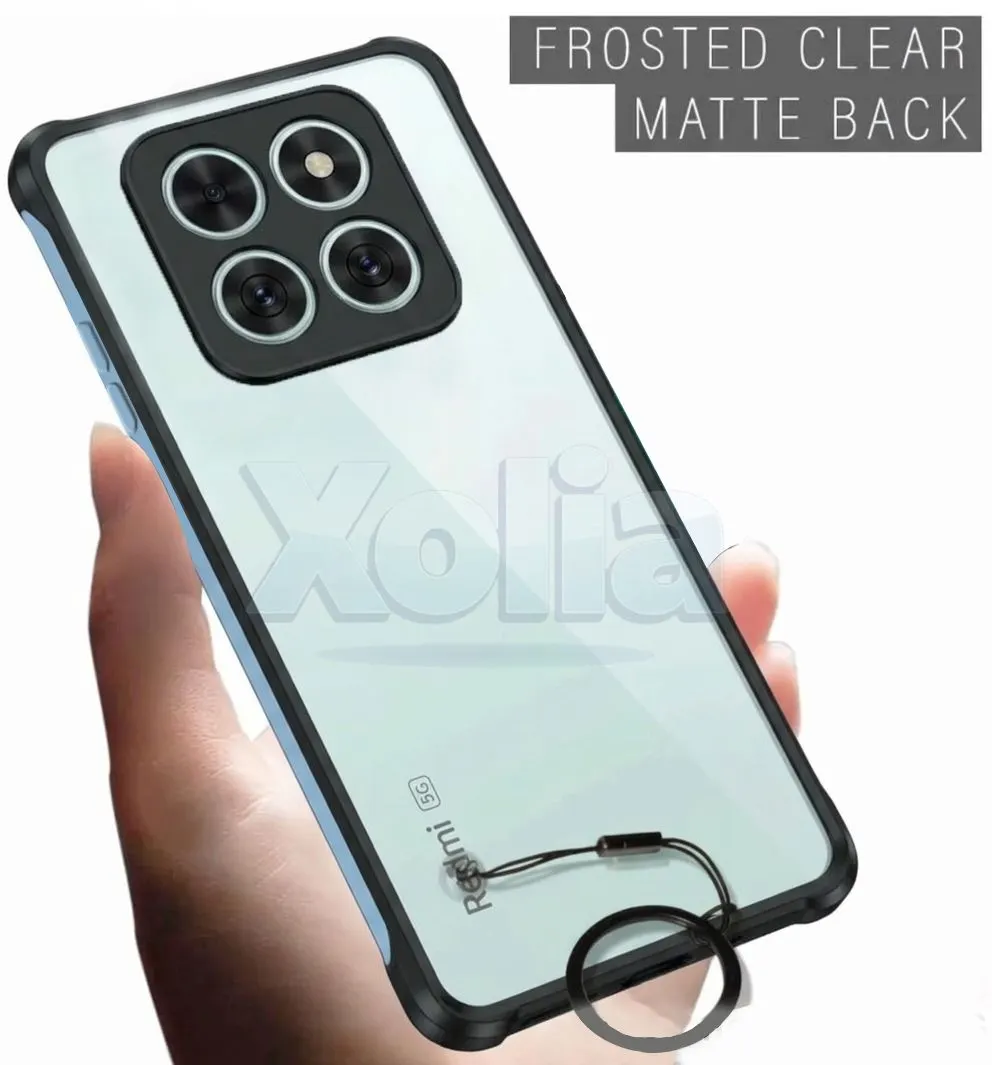Xolia Back Cover for Redmi Note 14 Pro+ Plus 5G (Black, Plastic, Pack of: 1) — image 4 of 5