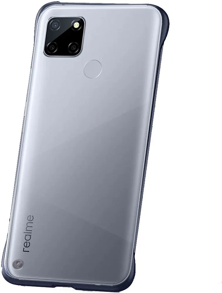 Micvir Back Cover for Realme C12, Realme Narzo 20, Realme Narzo 30A, Realme C25, Realme C25s (Black, Dual Protection, Plastic, Pack of: 1) — image 4 of 5