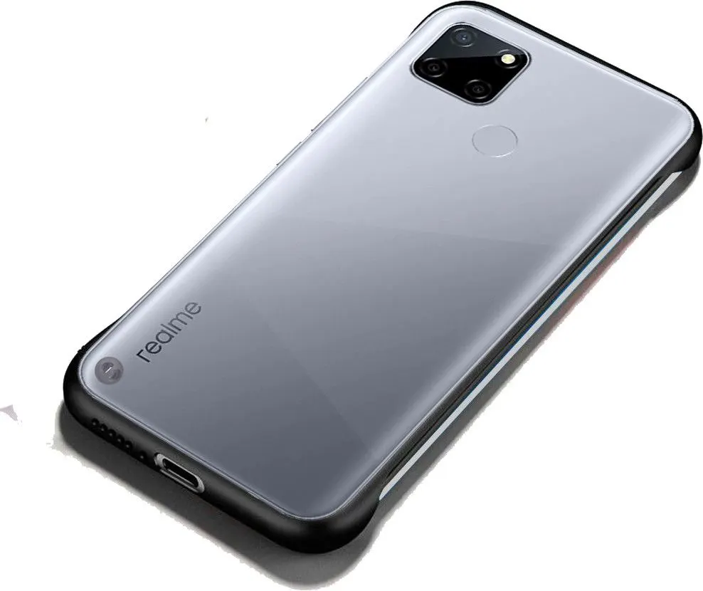 Micvir Back Cover for Realme C12, Realme Narzo 20, Realme Narzo 30A, Realme C25, Realme C25s (Black, Dual Protection, Plastic, Pack of: 1) — image 5 of 5