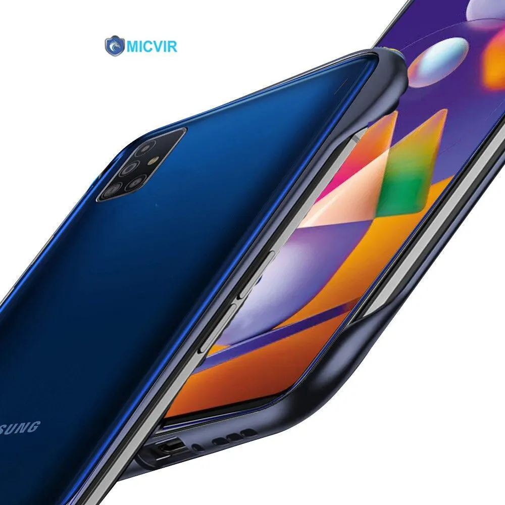 Micvir Back Cover for Samsung Galaxy M31s (Blue, Camera Bump Protector, Pack of: 1) — image 4 of 5