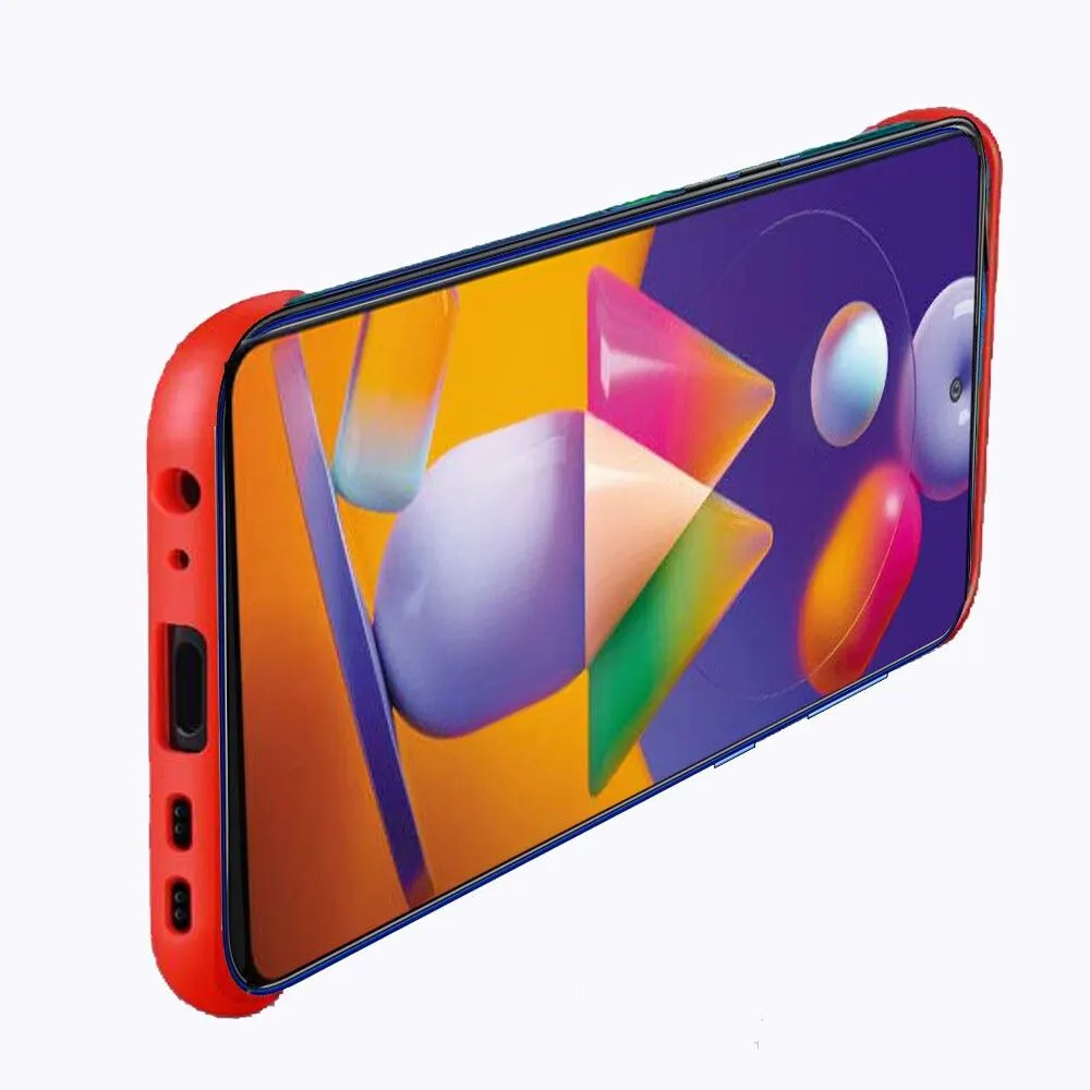 Micvir Back Cover for Samsung Galaxy M31s (Red, Camera Bump Protector, Pack of: 1) — image 4 of 4