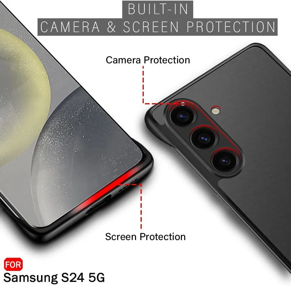 Xolia Back Cover for Samsung Galaxy S24 5G (Black, Plastic, Pack of: 1) — image 3 of 5