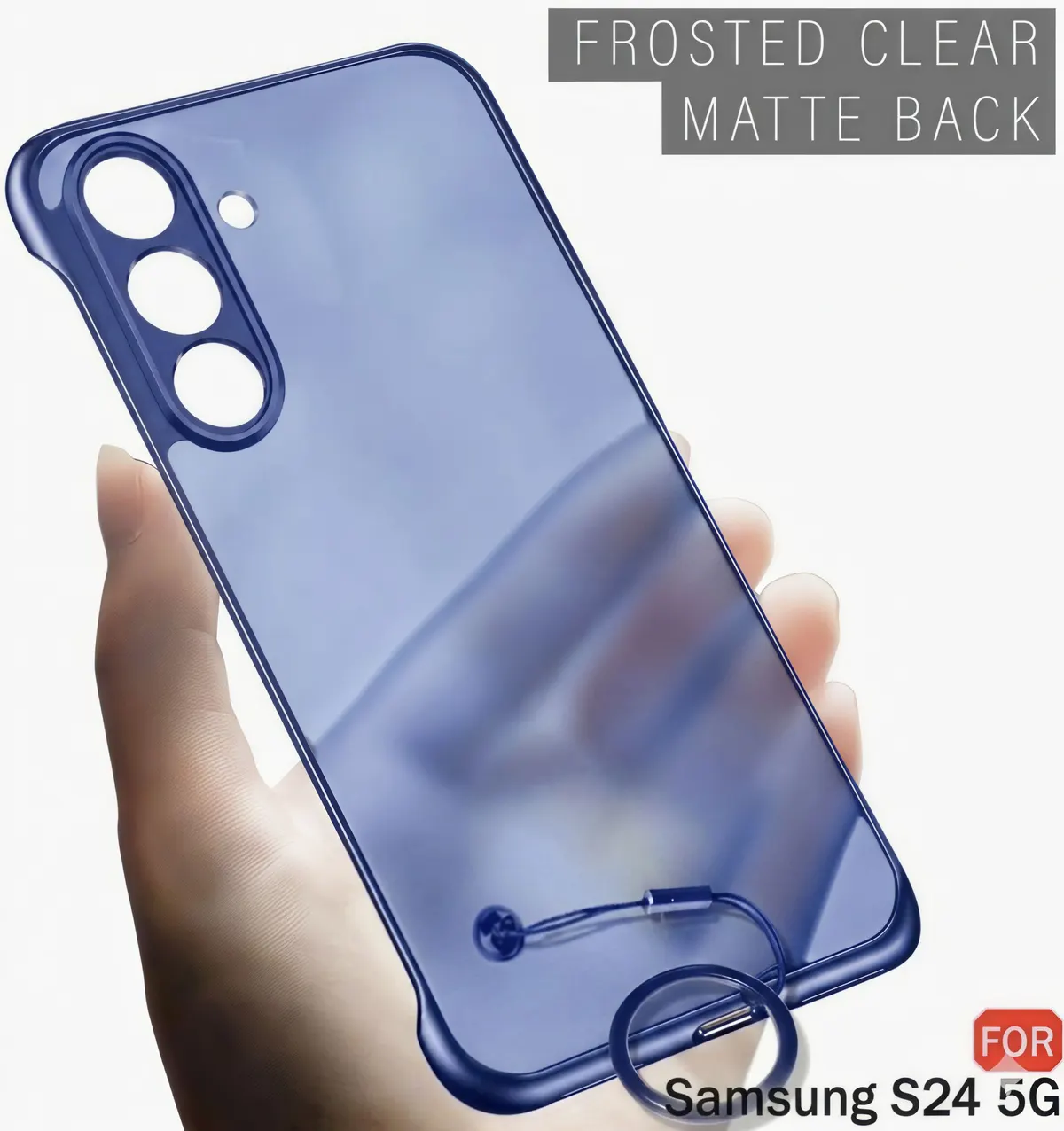 Xolia Back Cover for Samsung Galaxy S24 5G (Blue, Plastic, Pack of: 1) — image 5 of 5