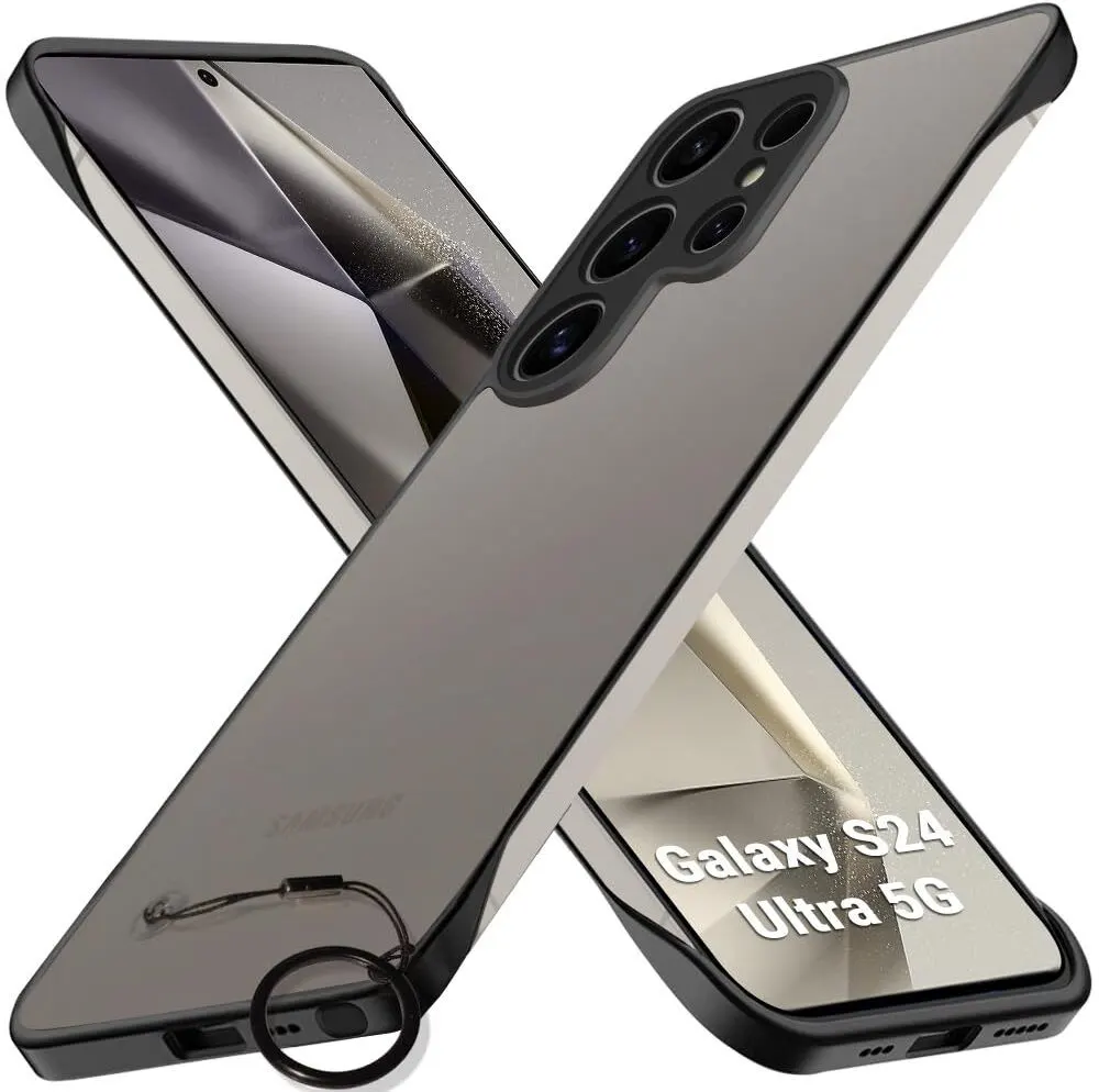 Xolia Back Cover for Samsung Galaxy S24 Ultra 5G (Black, Plastic, Pack of: 1)